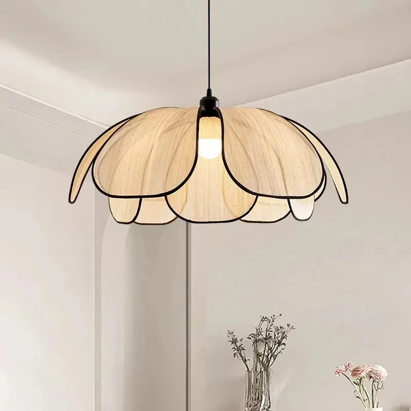 Modern Cloth Pendant Light E27 Bulb for Dining Room Bedroom Parlor Dropshipping Art Decor Lamp 110-240V