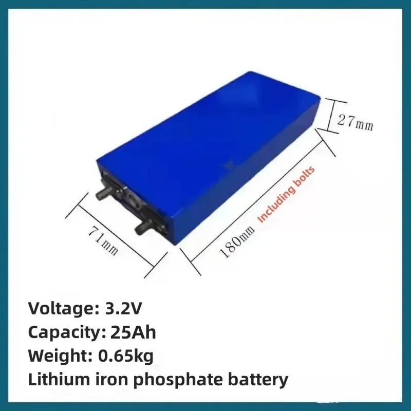 100%Original 25Ah LifePO4 Battery Electric Vehicle Street Lamp Solar Energy Storage Battery Car Lithium Iron Phosphate Battery