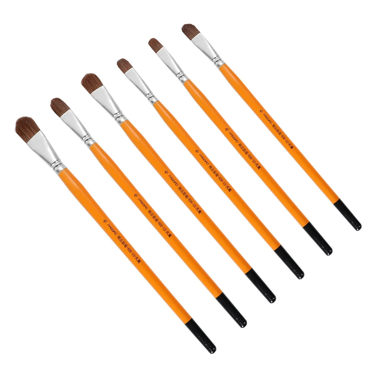 

6pcs Painting Set Watercolor Brushes Different Sizes For Fine Details Large Areas Kids Family Art Gift School Church Events Face