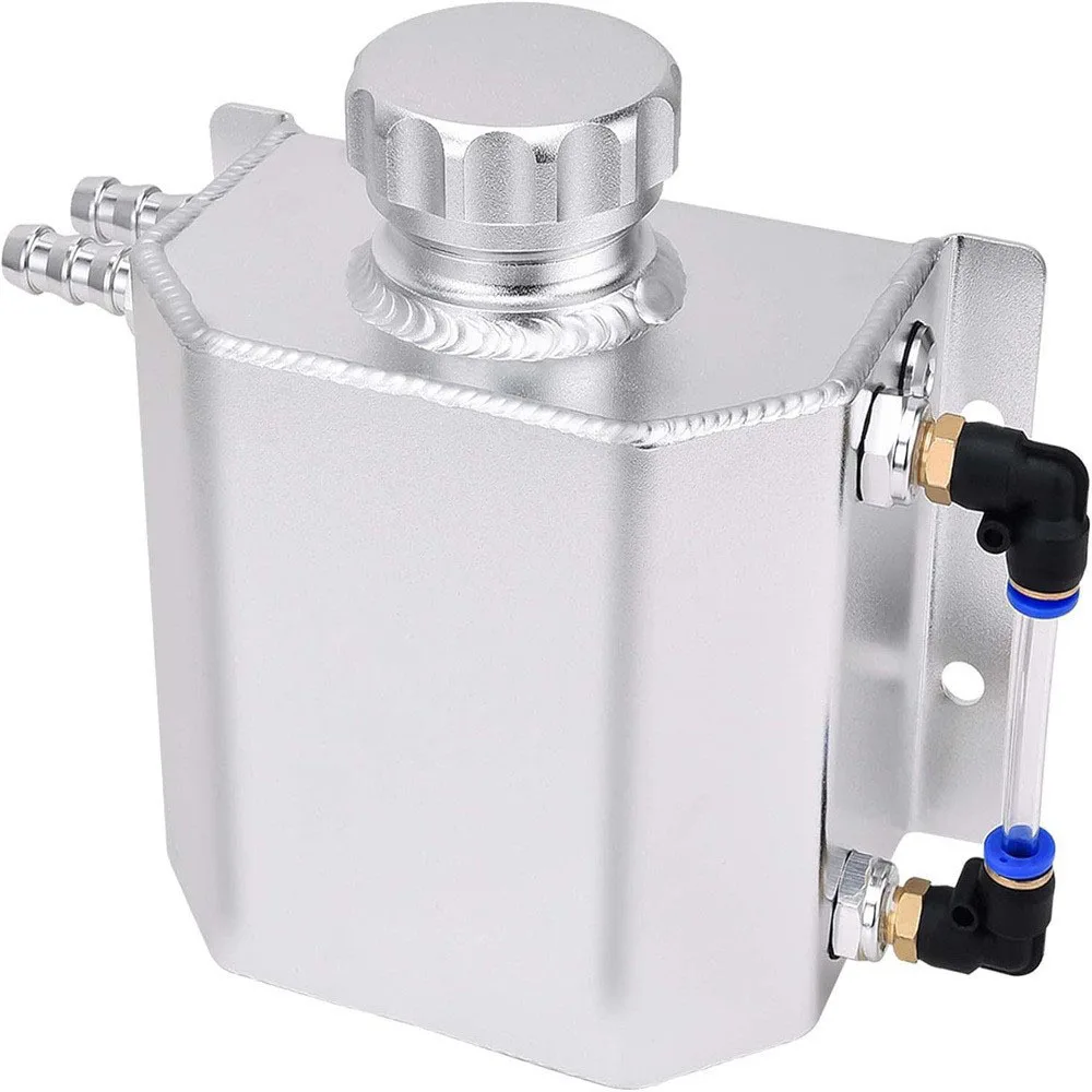 Car modification accessories Square ventilation machine Oil pot modification 1L 2L fuel tank Universal car
