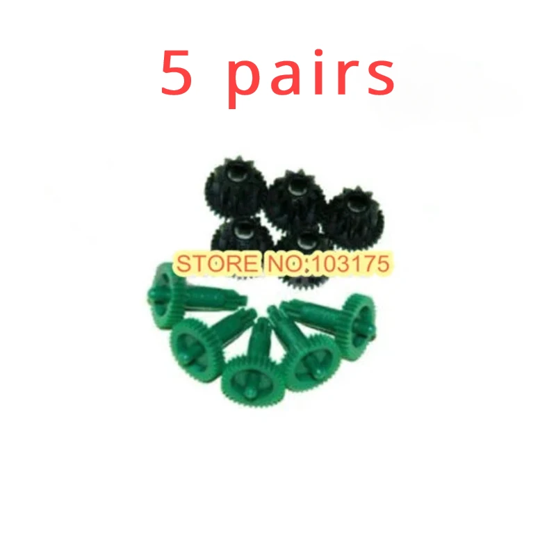 A set of  5 pairs  New Lens Zoom Wheel Gears Unit Repair Part for Canon A3200 A3300 IS Camera Replacement Part