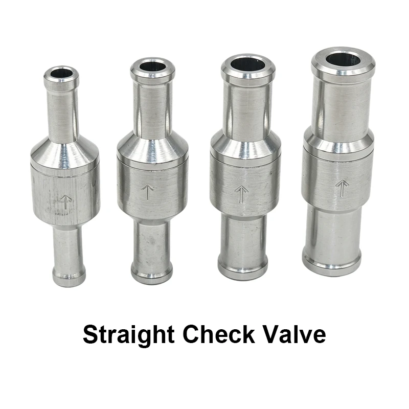 6mm 8mm 10mm 12mm 14mm Fuel Diesel Non Return Check Valve Petrol Aluminium Alloy One Way Check Valve