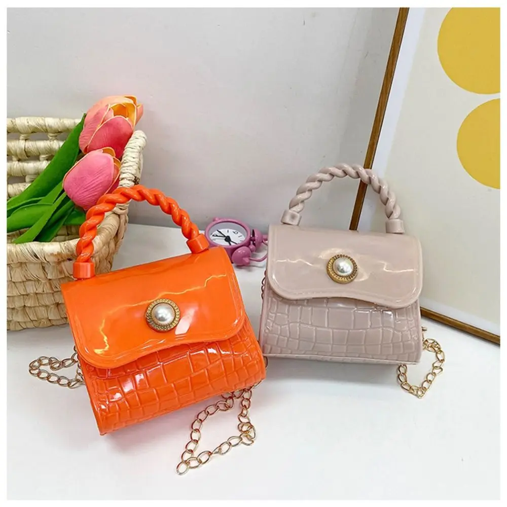 Children Summer Crossbody Bag New Fashion Girl Mini Jelly Handbag Little Girl Coin Purse Shoulder Bag