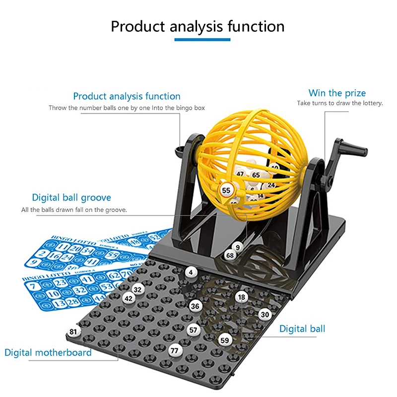 

Мини-игровой набор для бинго, машина для лотереи, чипсы для вечеринки для взрослых, реквизит для ролевых игр