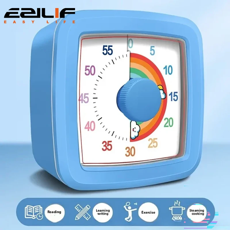 دراسة الموقت الاطفال الموقت لدراسة اكسسوارات المطبخ ساعة بومودورو الرقمية للأطفال الوقت البصري الطفل أدوات العد التنازلي بار #1