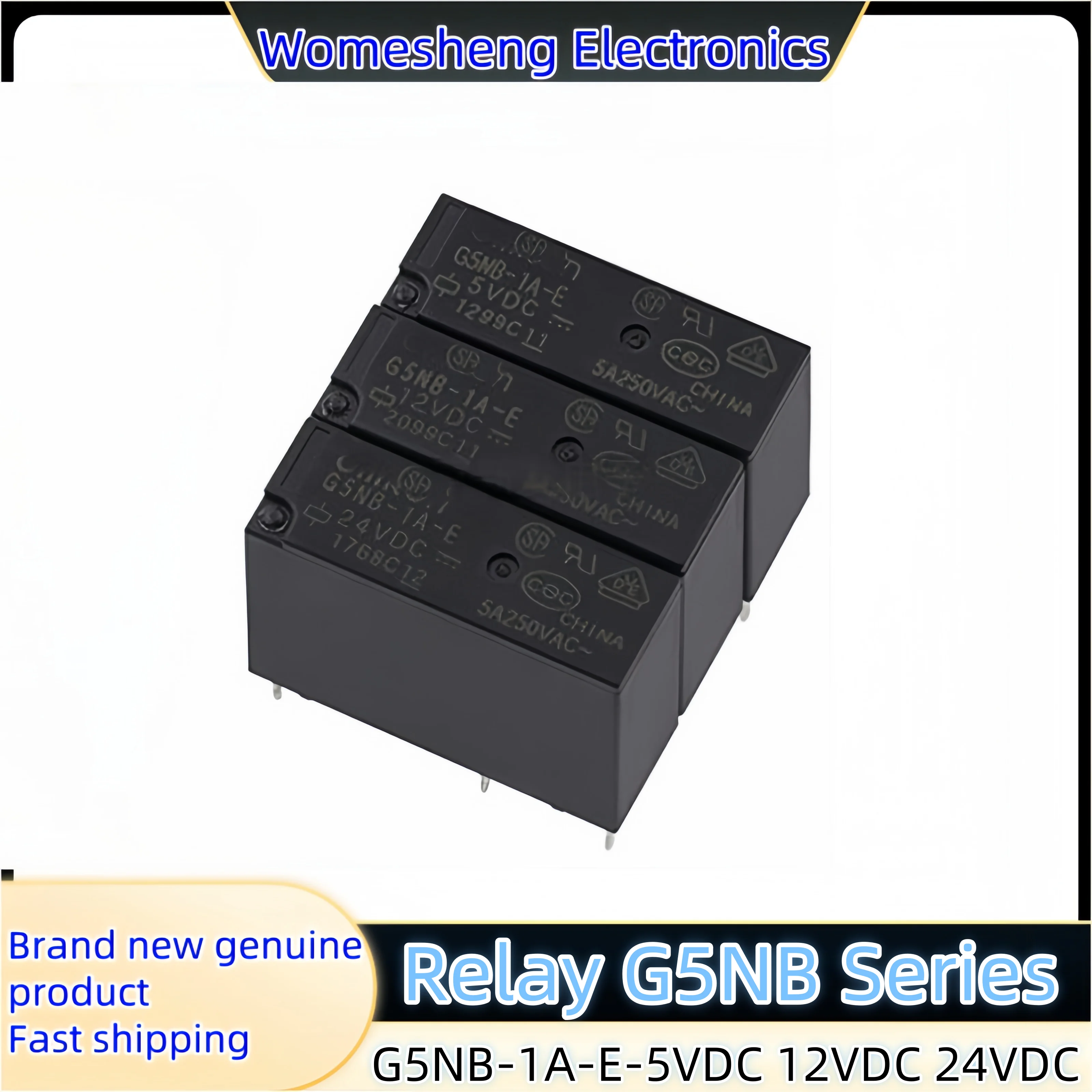 

RELAY G5NB-1A-E-5VDC 12VDC 24VDC PCJ-112D3M 124D3M 12V 24V
