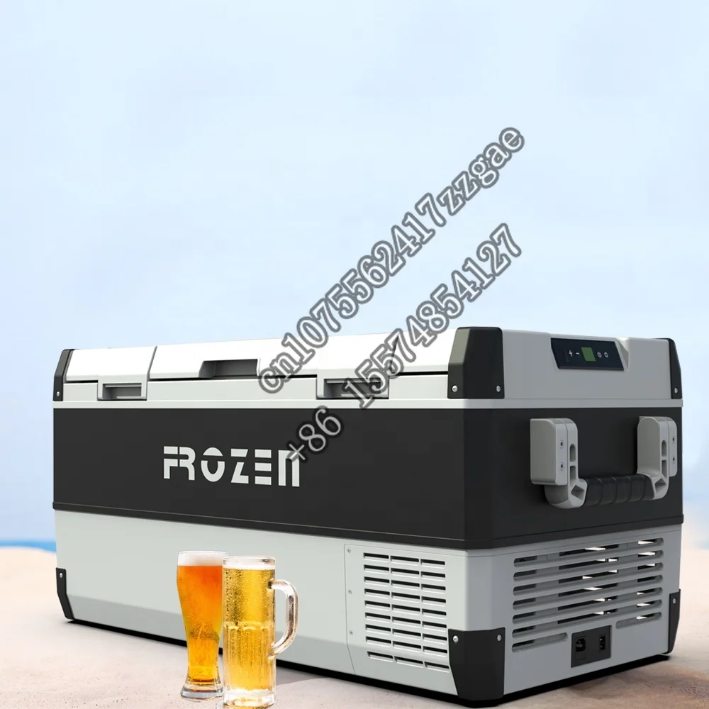 Portable 100 liter car fridge refrigerators compressor freezer auto electronics FROZEN brand