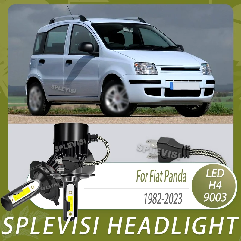 

High Bright 6000K LED Bulbs More Visibility 6000LM/Bulb Hi Lo For Fiat Panda 1982~2023 1983 1984 1985 1986 1987 1988 1989 1990
