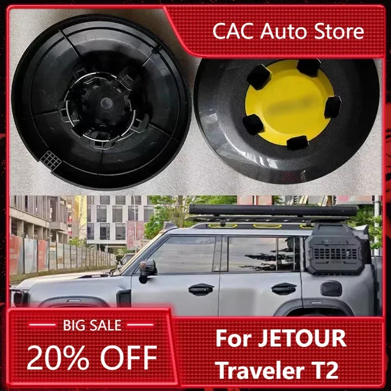 For JETOUR Traveler T2 2023-2024 car, wheel hub cover fits original aluminum decorative wheel hub cover