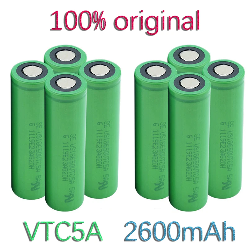 

2600mAh US18650 VTC5A battery dedicated to electric toys, lighting flashlights