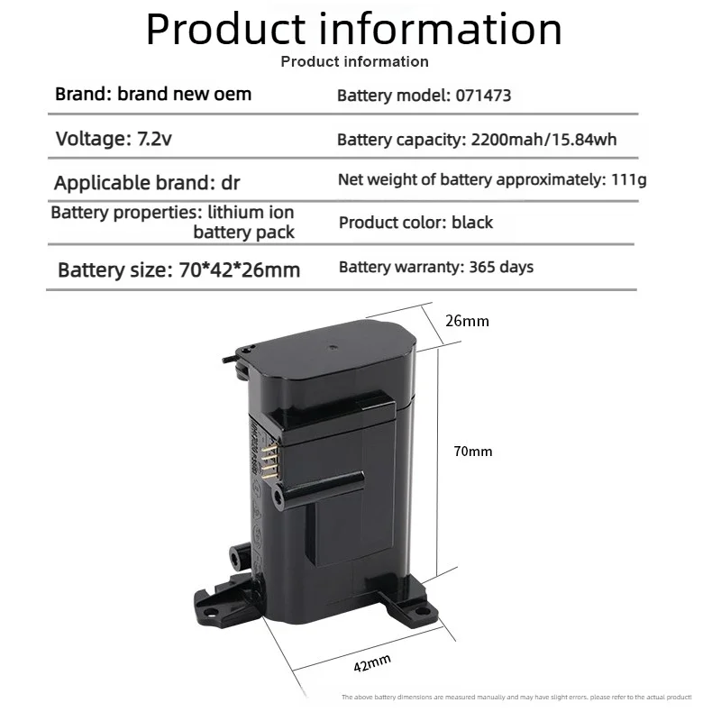 for Bose SoundLink Revolve Speaker 071473 071471 745518-0010 7.2V 2200mAh Rechargeable Li-ion Batteries