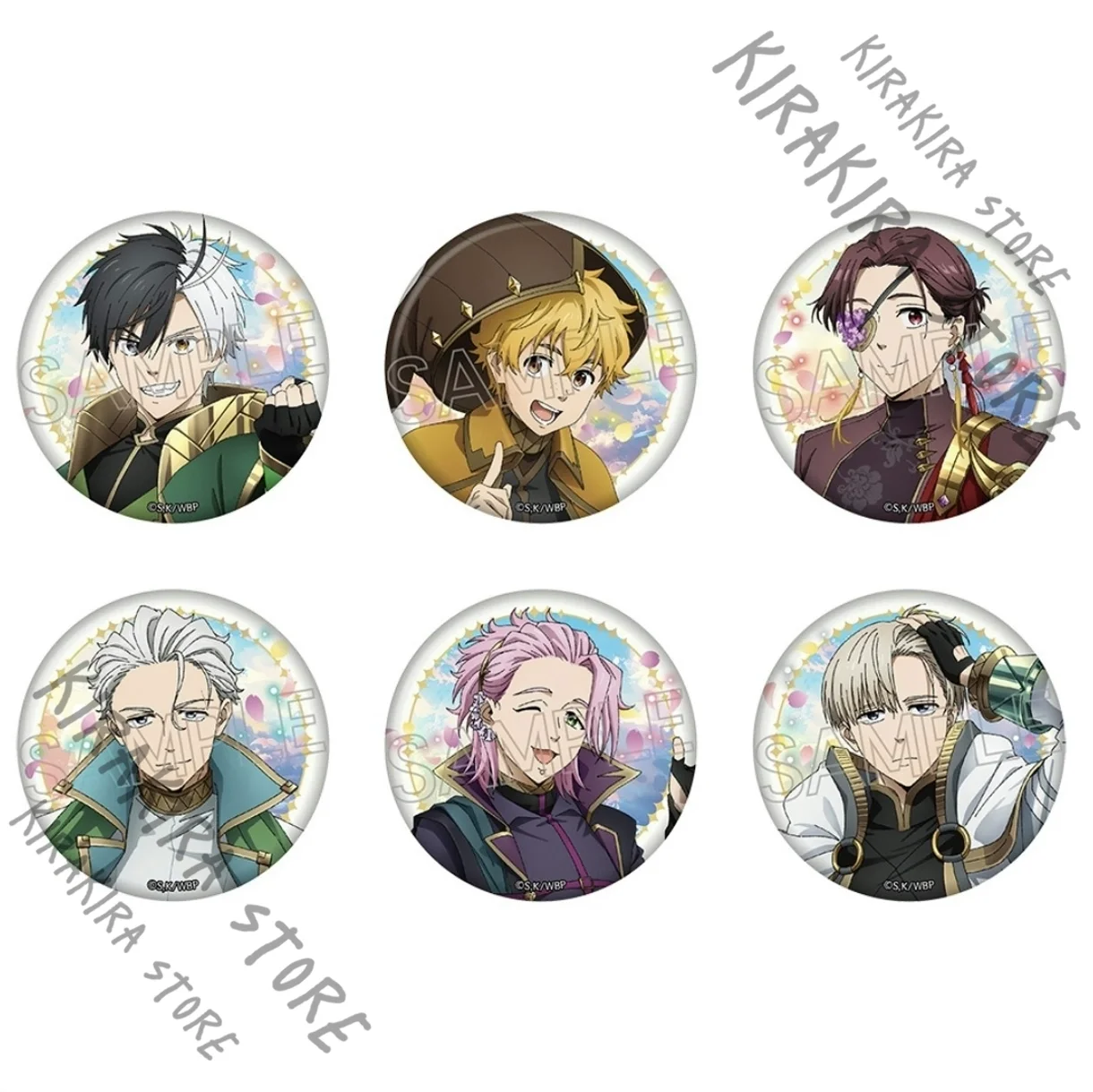 قواطع الرياح آر بي جي شارة كيريو ميتسوكي كاجي رين تأثيري دبوس الصدر حقيقية الطرفية أنيمي شعار جمع مانغا البضائع