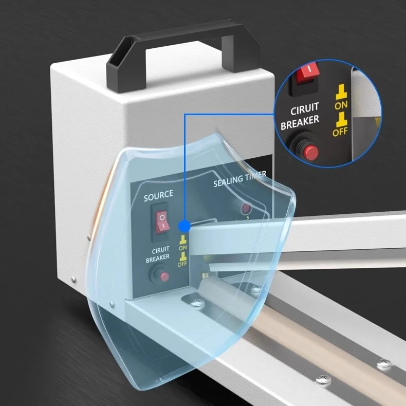 

Hand Sealing Machine PE Bag PVC Bag Aluminum Foil Film Kraft Paper Bag High-power Heat Sealing Machine