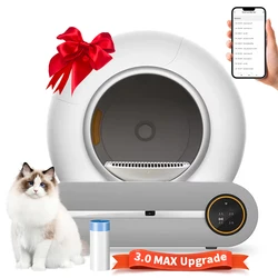 Pet Intelligent Cat Litter Pan Automatic Cleaning Large Deodorizing Fully Enclosed Cat Toilet Self-Cleaning Litter Pan