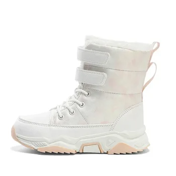 Plüsch Mode Platsform Kurze Booties Kinder Mädchen Schnee Stiefel 6-10 Jahre für Kleinkinder Jungen Winter Warme PELZ Schuhe,