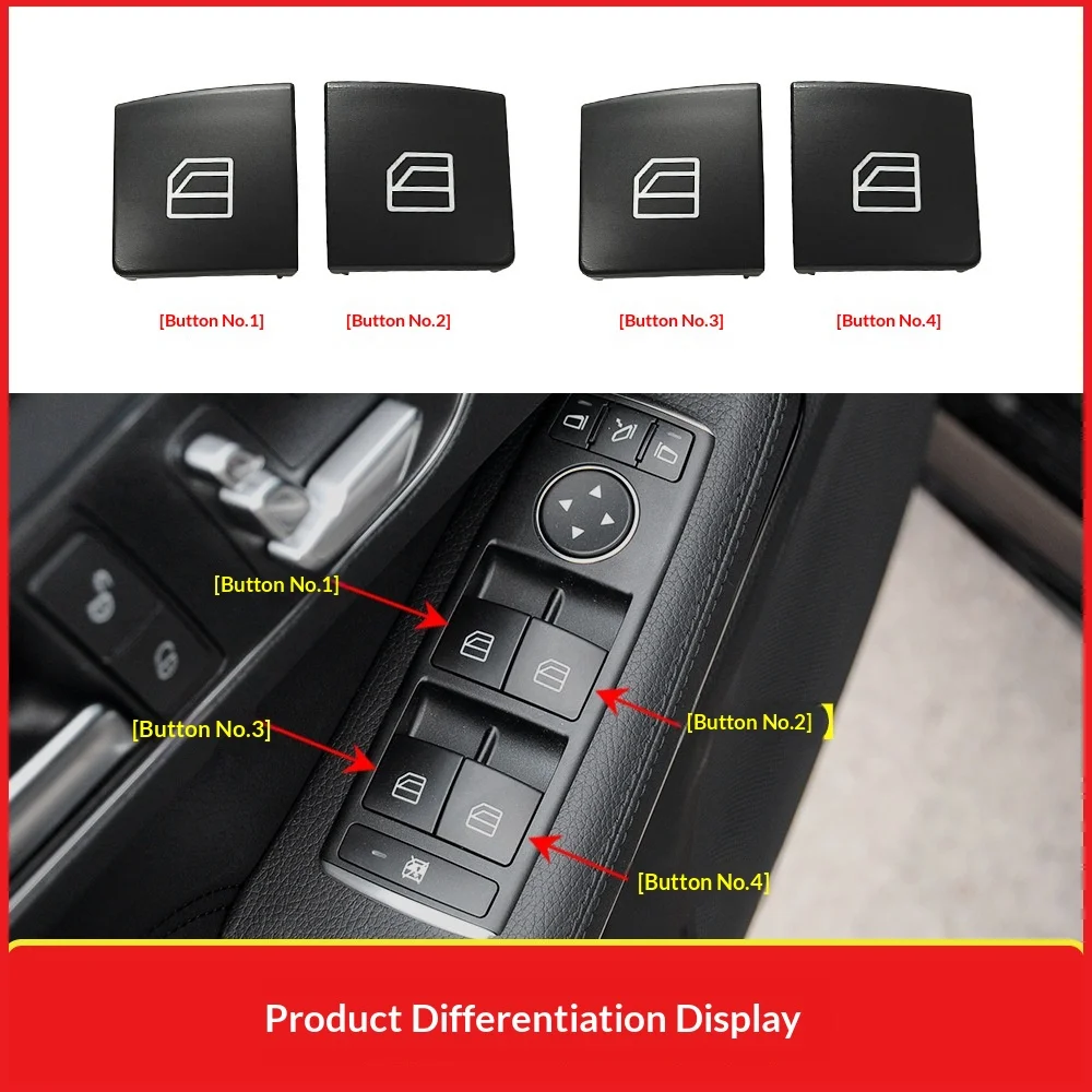 It is suitable for Mercedes-Benz C-class GLK-class E-class W204 W212 glass lift switch button 2049058202