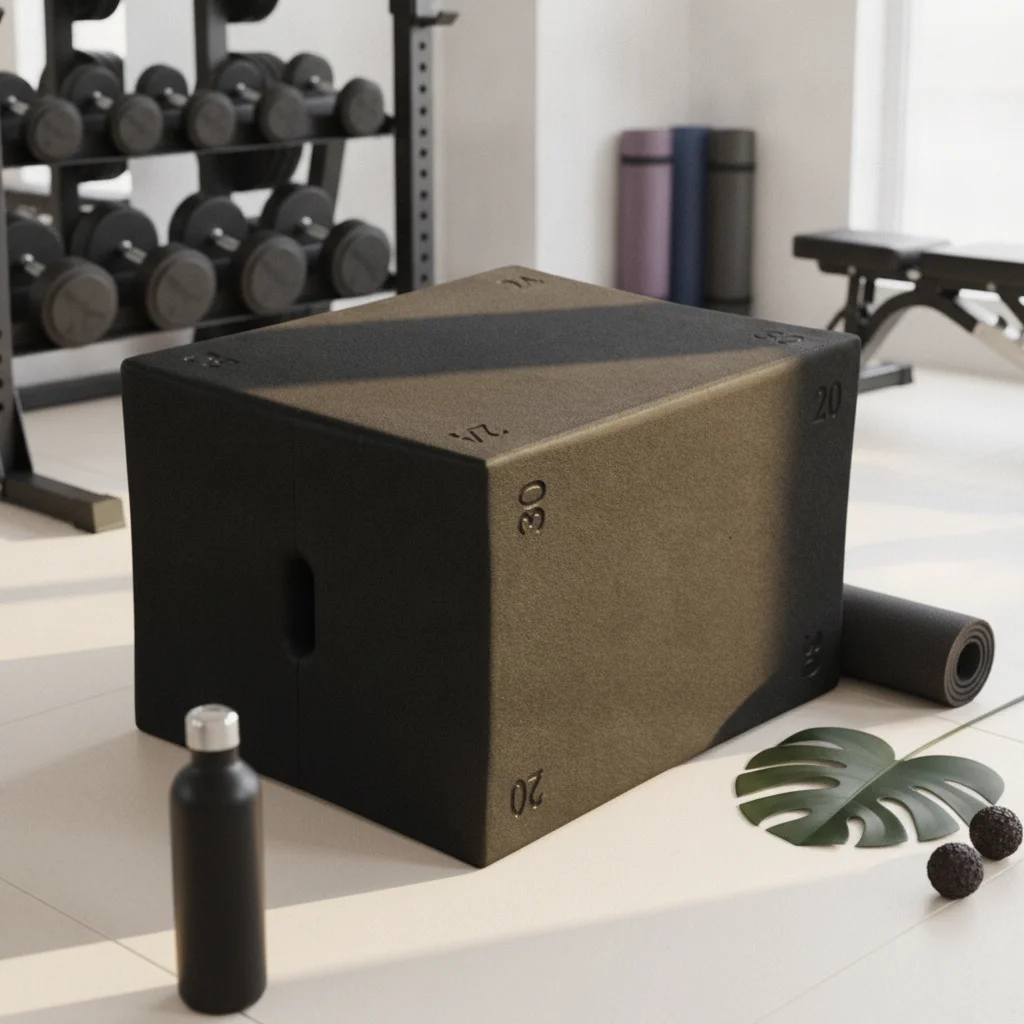 Plyo Jump Box - フォームプライオボックス 安定したプライオボックス ジャンプトレーニングツール 多用途トレーニングブロック フィットネス愛好家、ホームジム向けの高密度トレーニングブロック