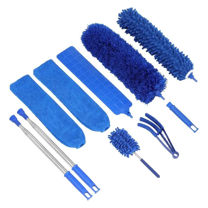 Y42A-Microfiber Cobweb Duster Washable Dusters For Ceiling Fan Bendable Feathers Duster