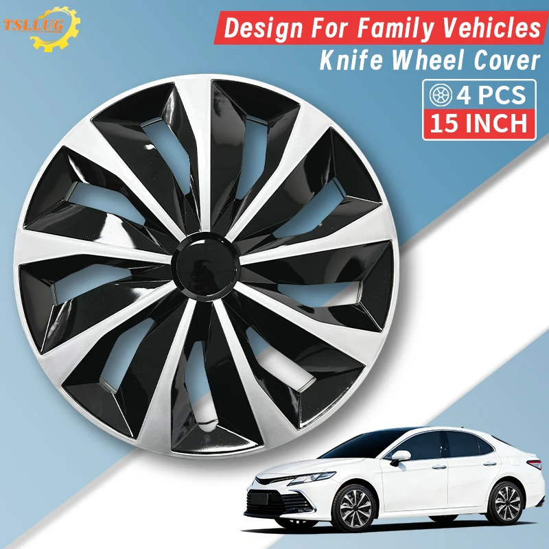 

15 Inch DP Style Wheel Covers for Steel Iron Rim Wheel Cover Set of 4 Design for Honda Volkswagen,Chevy,Mazda,Dodge Hub Caps