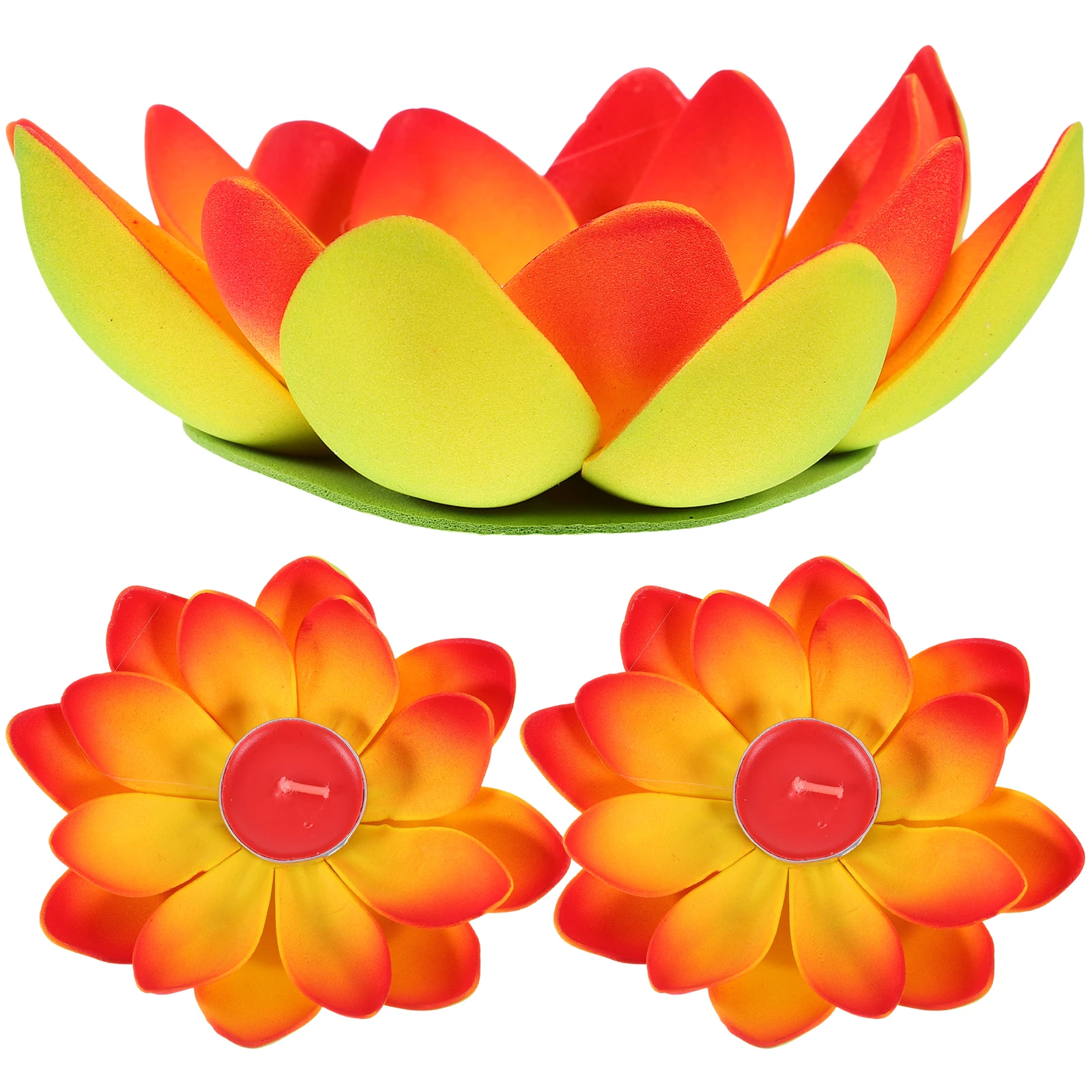 

3 Pcs Shape Light Eco Friendly Decorative Candles Home Light For Festival Party Wedding Festival LED Lighting