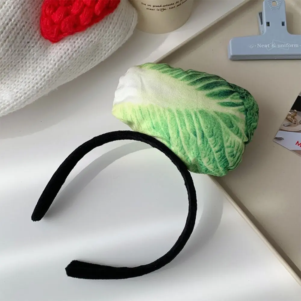 أزياء Kawaii مقلد الغذاء الشعر هوب أغطية الرأس الطماطم الفواكه عقال البطاطس الموز الخضار العصابات الشعر غسل الوجه