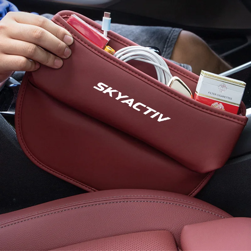 Organizer per seggiolino auto scatola portaoggetti per fessure Organizer per auto supporto per riempitivo a fessura per Mazda Skyactiv Technology