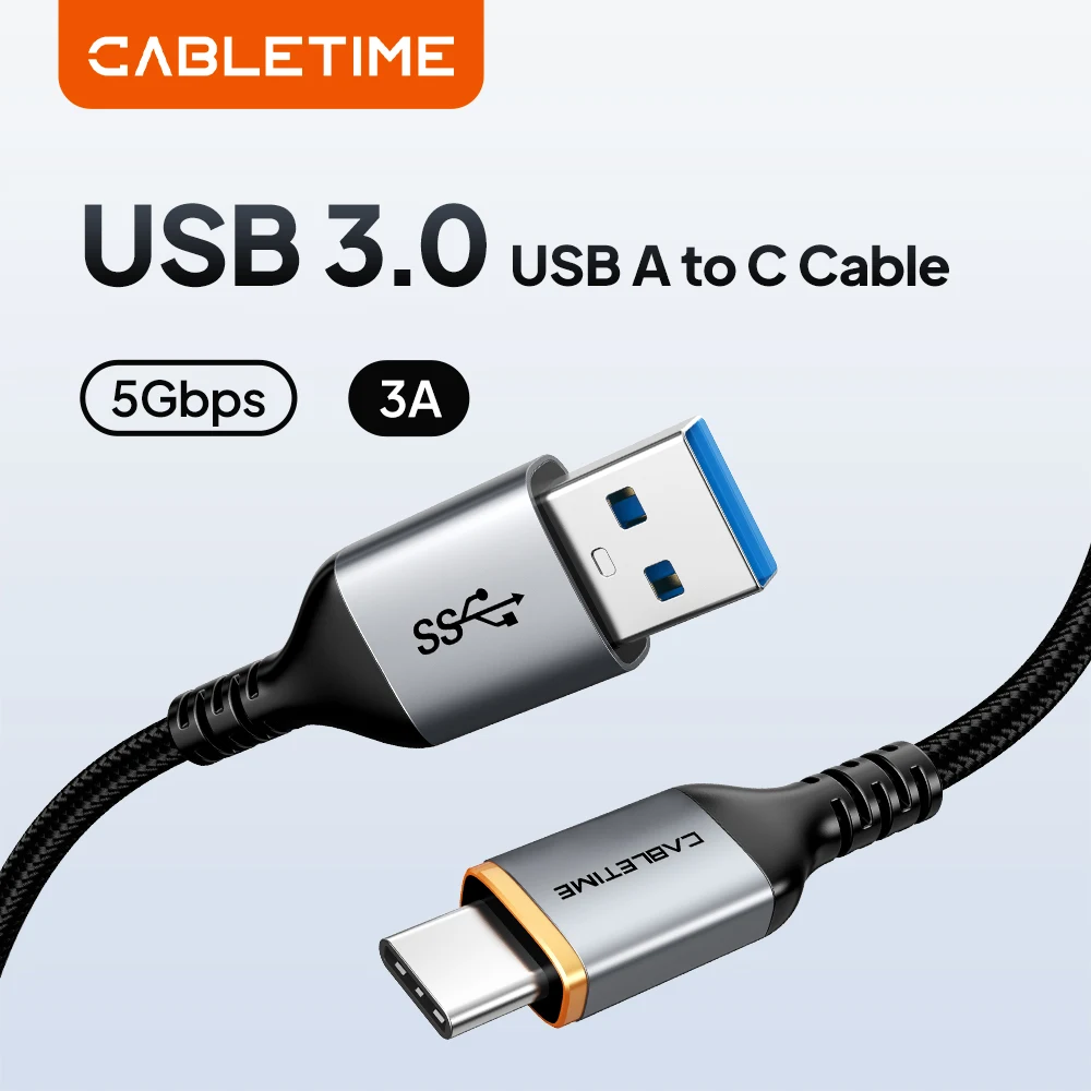 cabo-usb-c-c435-nylon-5gbps-tipo-c-usb-30-design-em-cobre-sincronizacao-rapida-de-dados-para-samsung-huawei