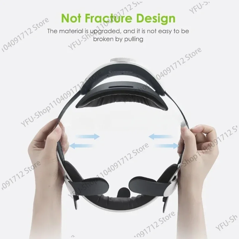 VR M2 Plus Strap VR M2 Plus Head Strap Twin Battery Combo Compatible with Meta Oculus Quest 2