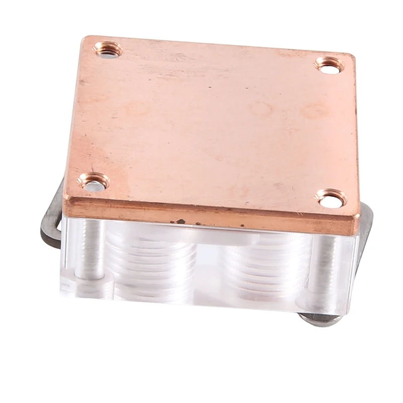 Bloque de refrigeración por agua para CPU, enfriador con orificio Diagonal, Puente Sur, bloque Northbridge, apto para ordenador, 1 Juego