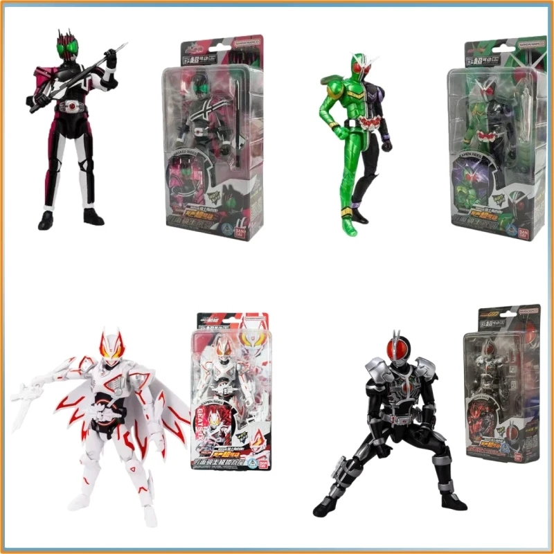 Em Estoque Bandai Kamen Rider Decade Kabuto Double Geats 555 Kuuga Boneco de Ação Ativado por Voz Modelo de Brinquedo Presente para Fãs