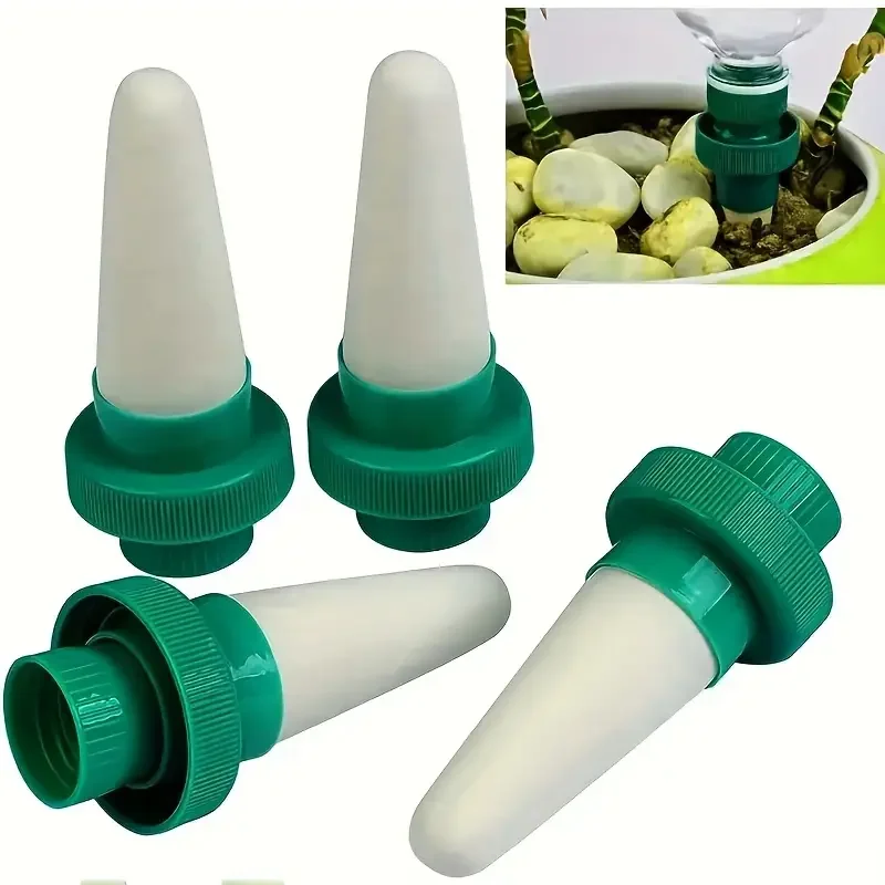 

4PCS Automatic Drip Dispenser Self Plant Watering Spikes Auto Drippers Irrigation Devices Vacation Automatic Plants Water System