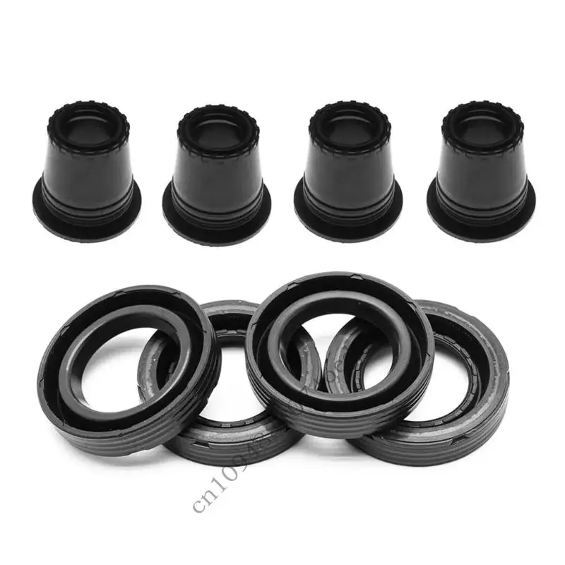 

0XXC 8 Piece Cylindrical head cover Seal Repair Set Plastic Automotive Engine Gasket Component