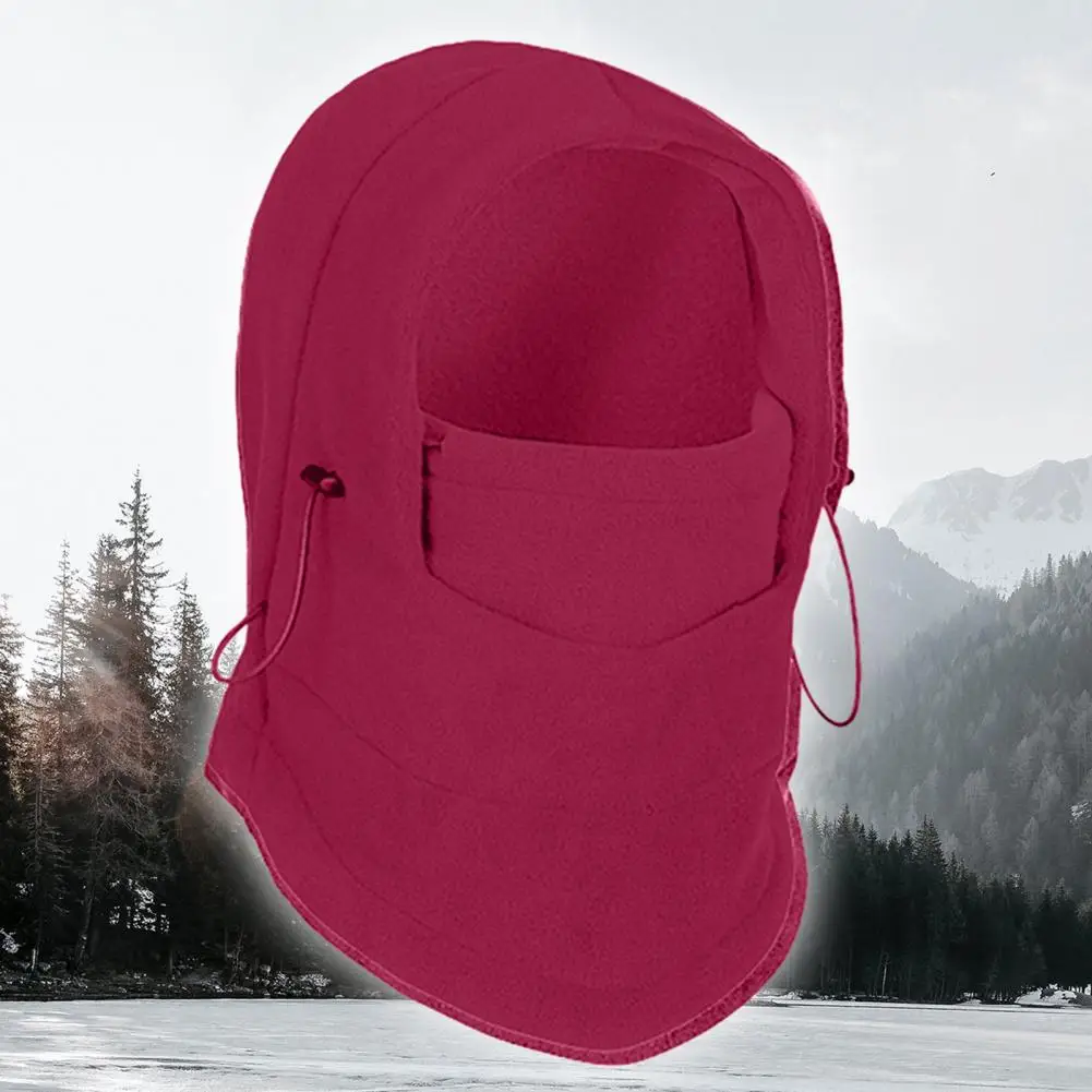 

Warm Hats Integrated Ear Protection Breathable Waterproof Thermal Fleece Balaclava Hat Stylish Winter Headwear For Men Women