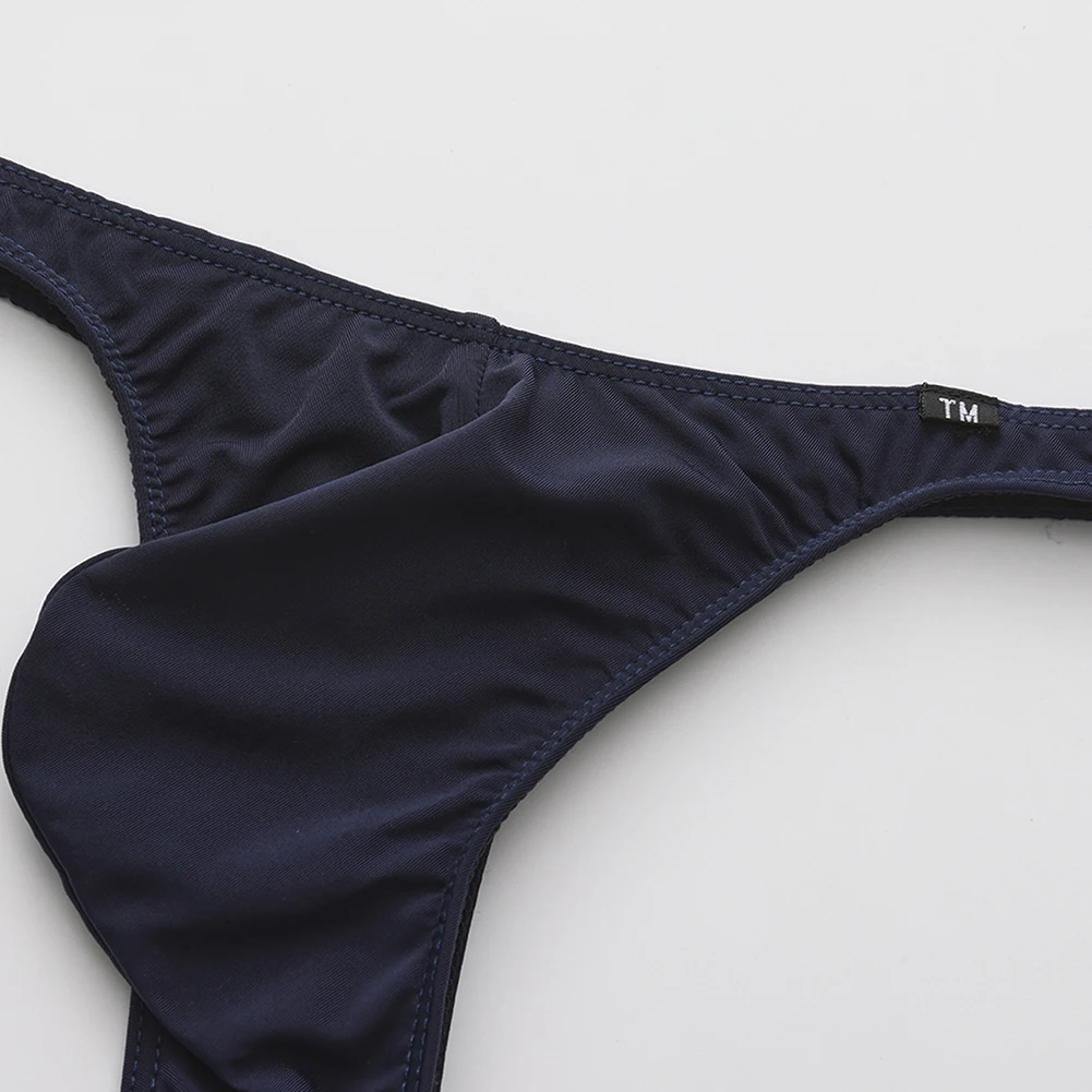 الرجال مثير موجز بلون الملابس الداخلية منخفضة الارتفاع سراويل مثلي الجنس كبيرة الانتفاخ الحقيبة السروال Femboy ملابس داخلية مرنة g-سلسلة ثونغ