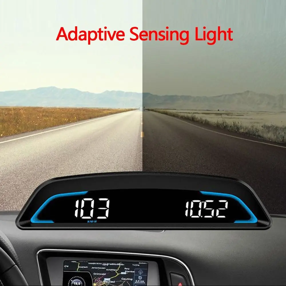 

New Multi-function HUD Display Smart Plug And Play Over-speed Alarm Universal with USB Port Head-up Display for Car Truck SUV RV