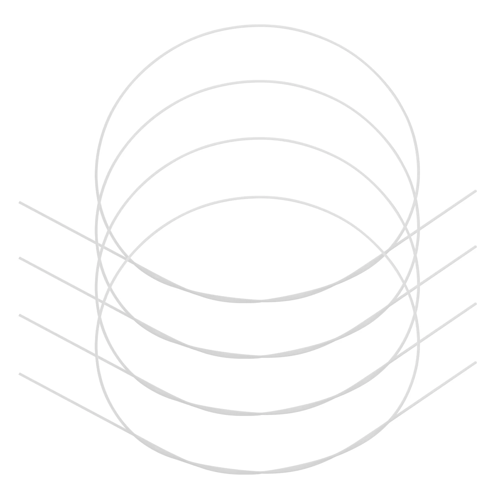 4 szt. Wymienne pręty podpierające latawiec, poprzeczki do latawca, plastikowe kije do samodzielnego montażu latawców, kije do składania latawców, 100 cm