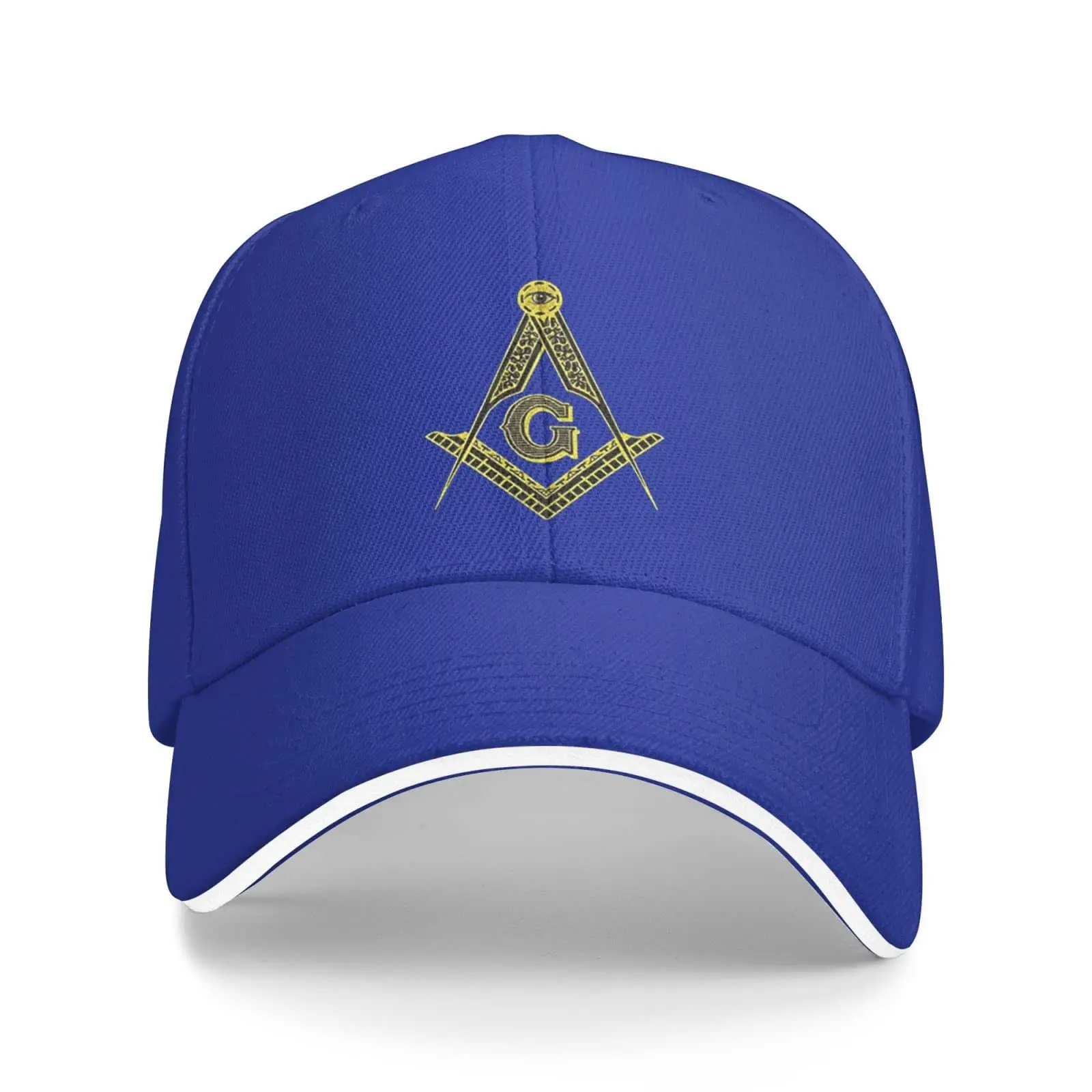 Masonic Square and Compass Safety Baseball Caps Blue Men Cap Women Dad Hat Ball Hat Adjustable Trucker Hats