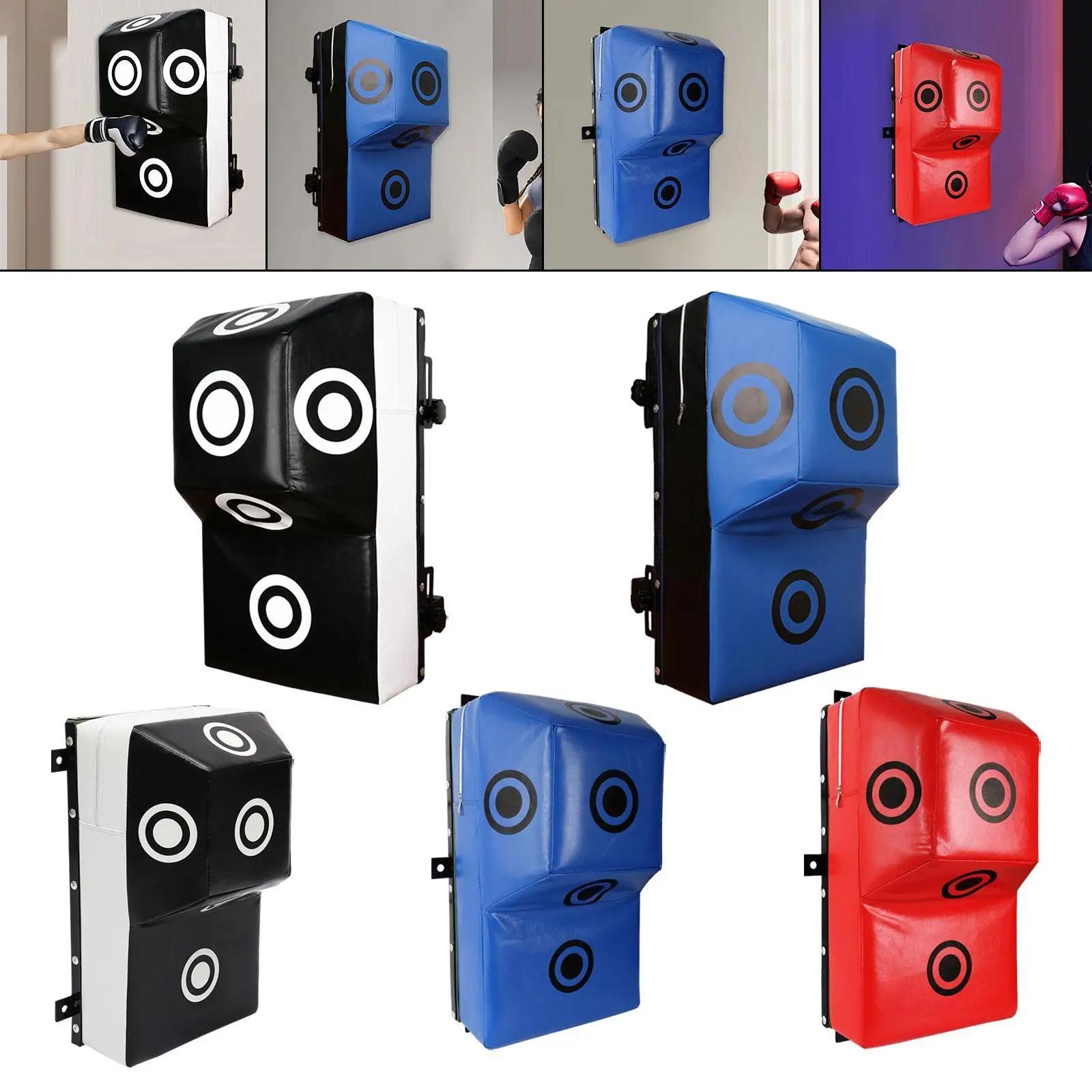 

Boxing Wall Target Wall Mounted Thick Training Strike Fighting Pad Punching Bag for Exercise Sports Taekwondo Household Sanda
