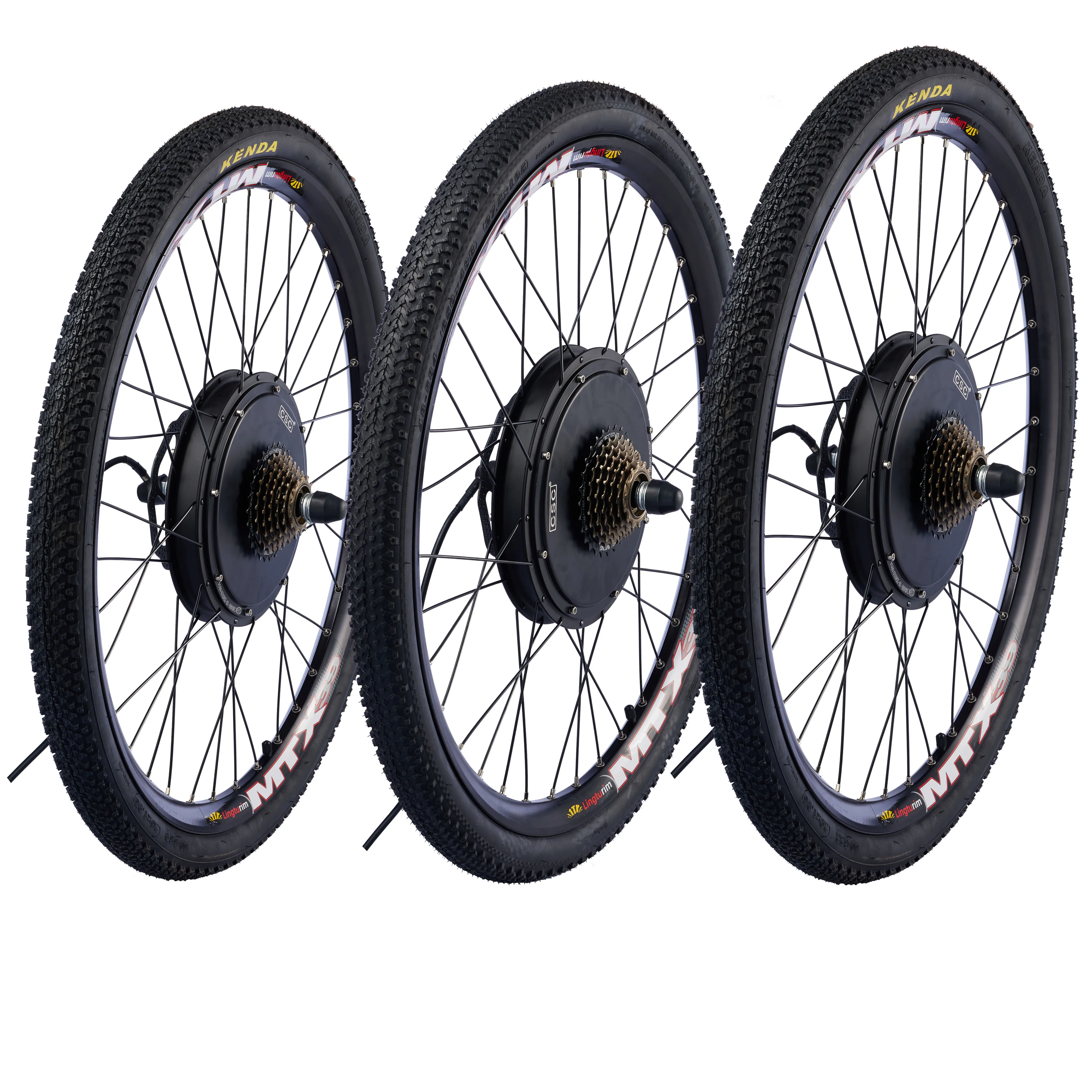 الاتحاد الأوروبي دراجة كهربائية تحويل عدة 26-29 "700C 48V1000W/1500W محور المحرك عجلة فرش Ebike MTX مكبح قرصي دولاب الموازنة الإطارات الخليط #4