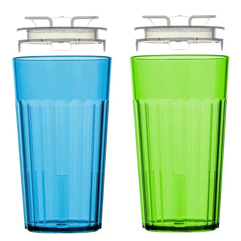 

Slow-Spill Smart Cup Bundle Montessori Weaning Training Cup 2-Pack 360° Rim Training Cup
