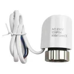 Actuador electrotérmico M30x1,5mm, válvula de actuador térmico eléctrico, accesorios para sistema de calefacción de suelo del hogar, 1 ud.