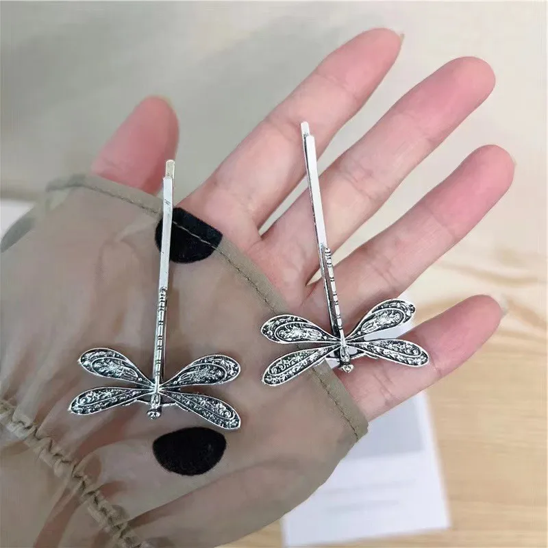 TV Series Friends Emily Cosplay Hair Clip Vintage Dragonfly Barrettes Hairpin Women Girls Headwear Metal Hair Accessories Xmas