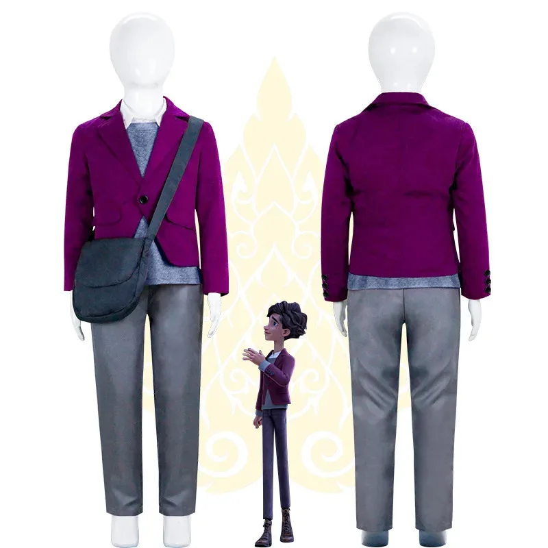 The Magician's Elephant Peter Top und Hose Cosplay Kostüm Halloween Maskerade Karneval Dress Up Party Outfits für Kinder; 2'k, 8