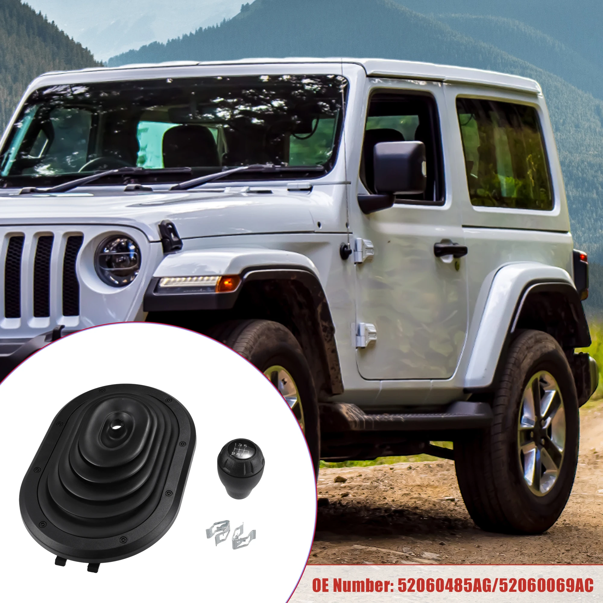 Osłona dźwigni zmiany biegów UXCELL do Jeep Wrangler 2007-2010 Wewnętrzna trwała plastikowa osłona 1 zestaw czarny