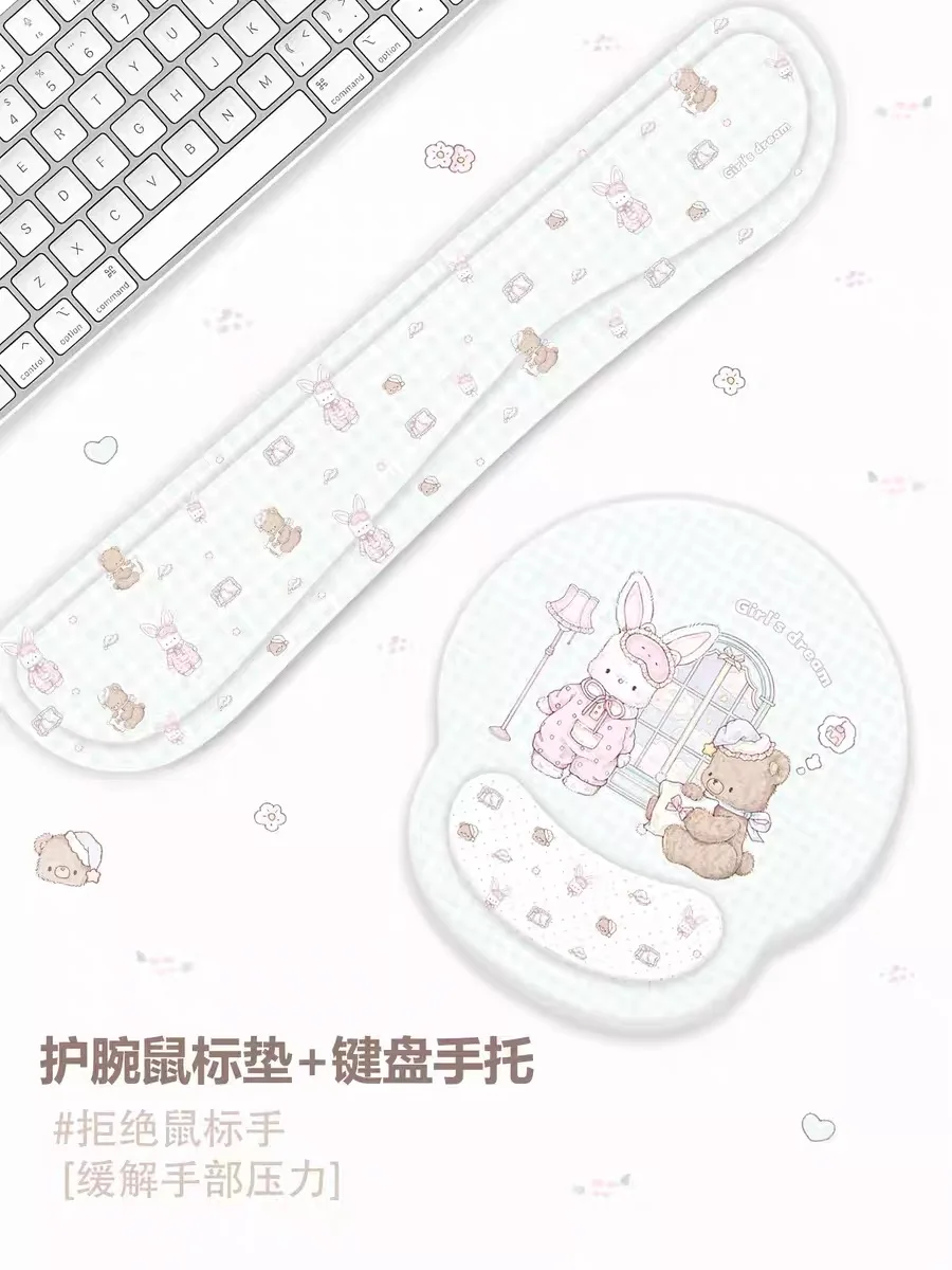 

Gaming Keyboard Wrist Rest Pad Gamer Cute Keyboard Mouse Wrist Rest Support Pad Ergonomic Wrist Cushion Support Mat Mouse Pad