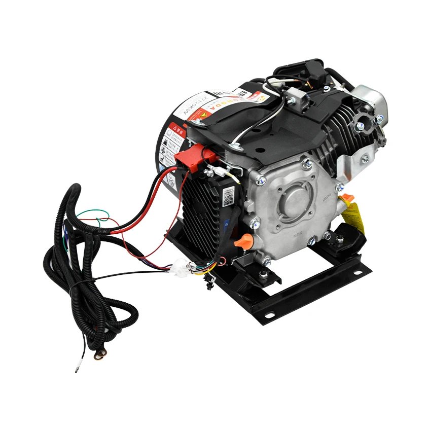 5/6KW generatore multifunzione 60 v72v triciclo elettrico a quattro ruote auto batteria al litio ricarica generatore di benzina Range Extender