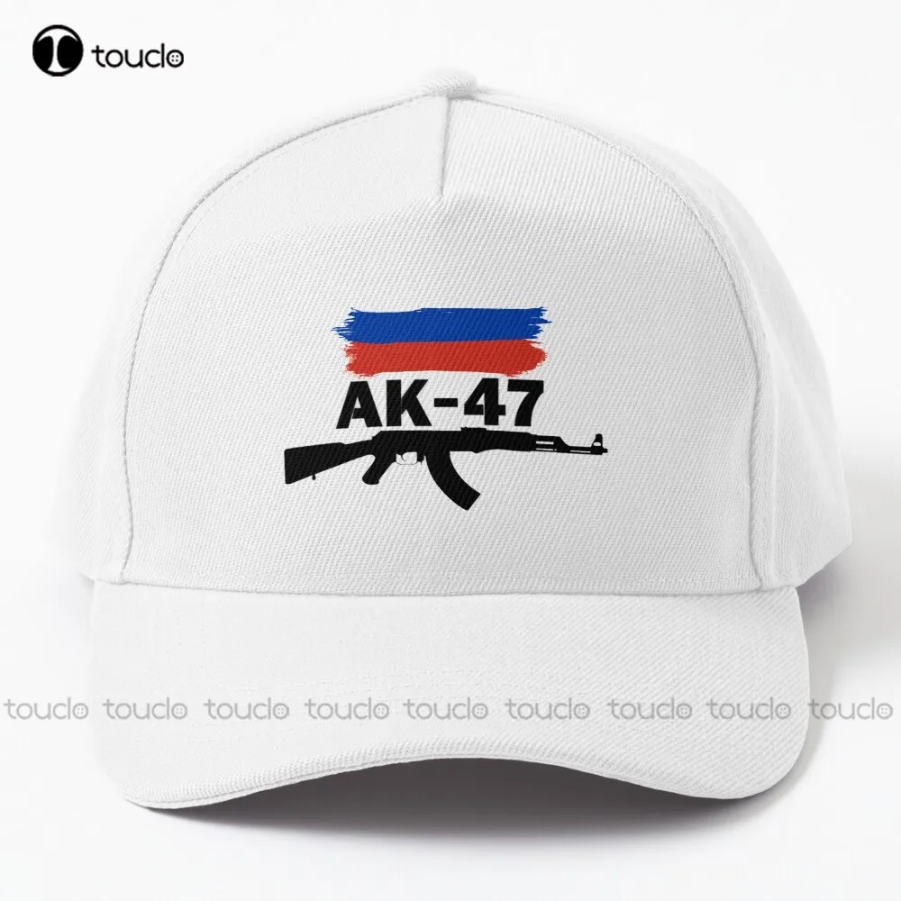 Russian Ak-47 Baseball Cap Caps For Women Hunting Camping Hiking Fishing Caps Denim Color Street Skateboard Custom Gift Sun Hats