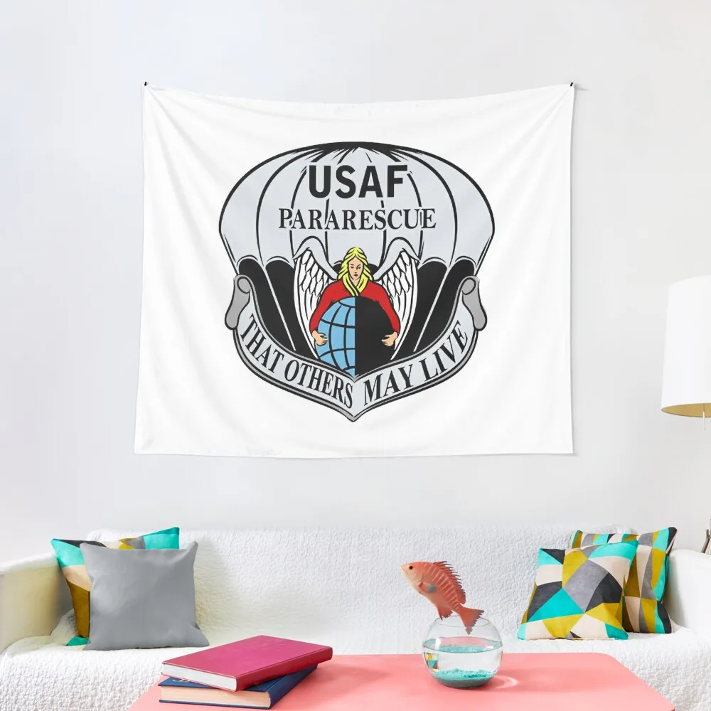 

USAF Para Rescue Special Forces Logo Tapestry Wall Carpet Home Decoration Wall Decor Hanging Tapestry