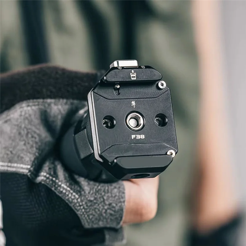 

B86B-F38 Multi-Hole Quick Release Base Universal DSLR Camera Gimbal Arcaswiss Quick Switch Adapter 1/4Inch 3/8Inch