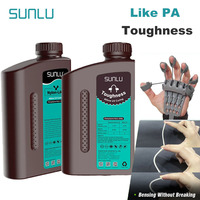 SUNLU 1KG Nylon-Like/Toughness 3D Resin 1000G/Bottle 405nm Rapid UV-Curing Photopolymer Resin for 4K/8K LCD/DLP/SLA 3D Printer